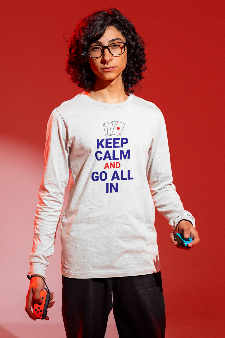 Keep Calm and Go All In Poker T-Shirt